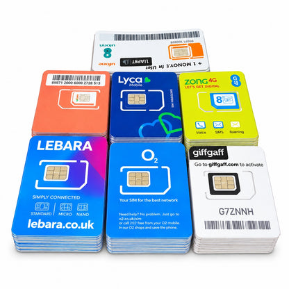 UK SIM Cards | All UK SIMs Available | Pay As You Go